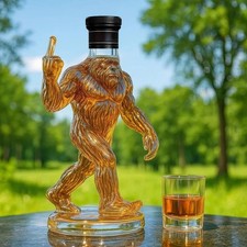 Bigfoot Whiskey Bottle Glass