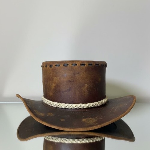 Vintage brown genuine - vintage,