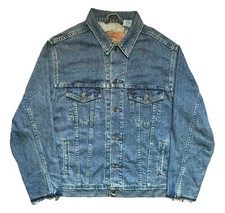 Levi's 70507 Light Wash Vintage Denim Button Up Trucker Jacket Mens Large