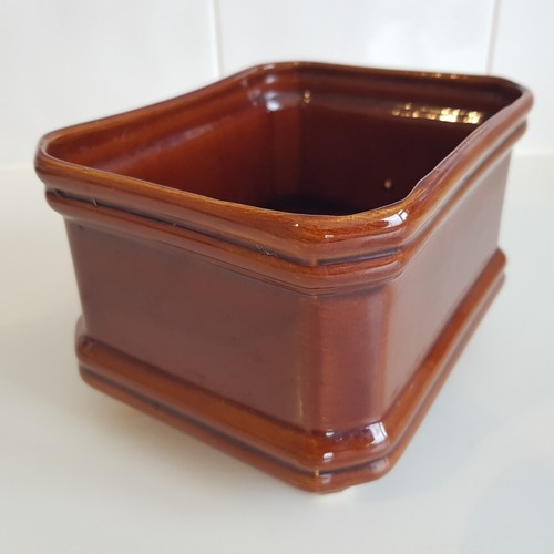 Vintage art jardinere glazed - art,