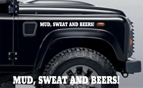 Mud sweat beer sticker - sweat,