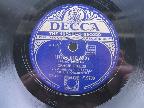 Gracie fields rpm little - fields, 78