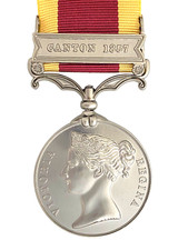 British CHINA WAR Medal Opium