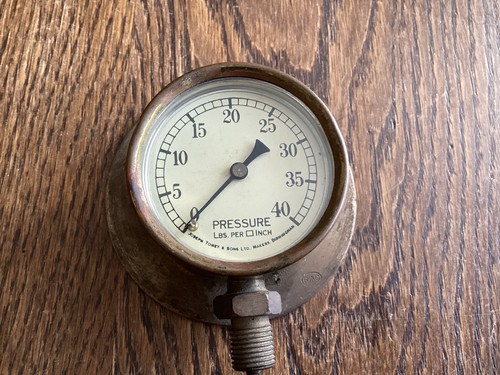 Vintage pressure gauge joseph - vintage,
