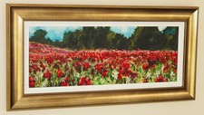 TIMMY MALLETT (B.1955) Limited Edition Canvas Print Summer Splendour Poppy Field