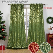 2 Panels Velvet Christmas