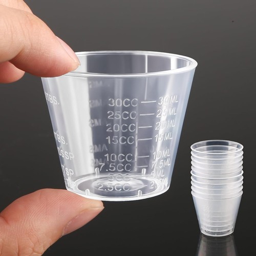 Pcs 30ml 1oz clear plastic - pcs,