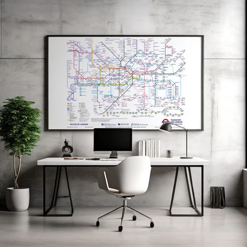 London tube map poster - map,