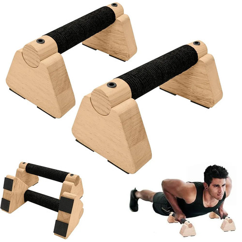 Wooden parallette push - parallette, bar