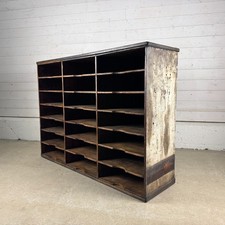 Antique Victorian Pine Pigeon Hole Unit