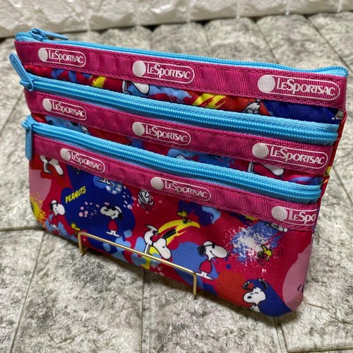 Lesportsac peanuts pouch cb - lesportsac,