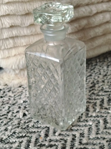 Vintage cut glass square - vintage,