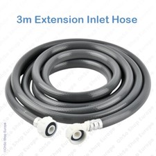 Washing Machine 3m Extension Hot Cold Water Inlet Hose Pipe Extra Long
