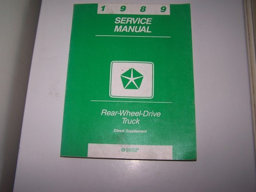 1989 dodge rear - rear, drive