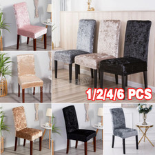Crushed velvet dining chair - crushed,