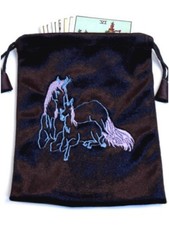 Large black unicorn tarot - large,