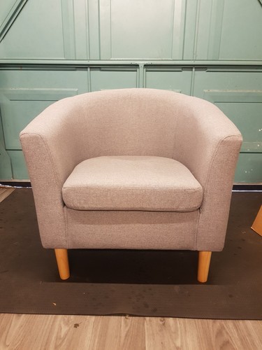 Grey tub chair - , from