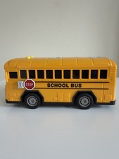 Large Toy School Bus Yellow