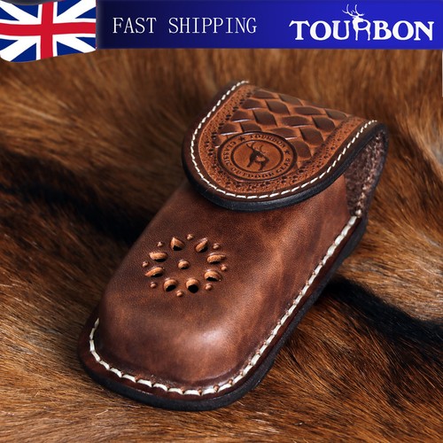 Tourbon camping leather - tourbon, knife