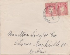 Irish Free State-1924 (March 20th)  2d on Donohill , Tipperary cover to Dublin