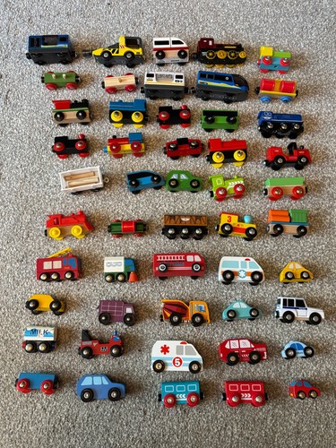 Wooden railway trains - wooden,