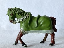 Vintage Painted Lead Timpo Knights Of The Round Table CRUSADERS HORSE #93-441