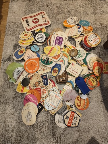 Beer mats 1960s - beer,