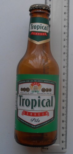 Empty vintage bottle tropical - ,