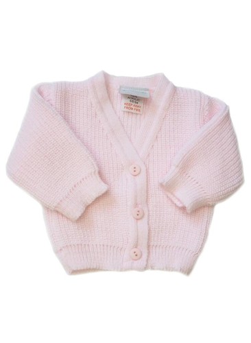 Pink baby girl cardigan - baby,