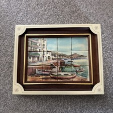 Spanish Tile Art Framed