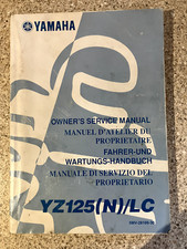 Yamaha YZ125 (N)/LC Owners Service Manual 2000