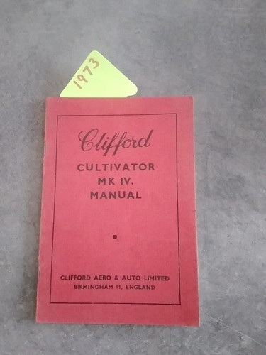 Clifford aero cultivator - clifford,