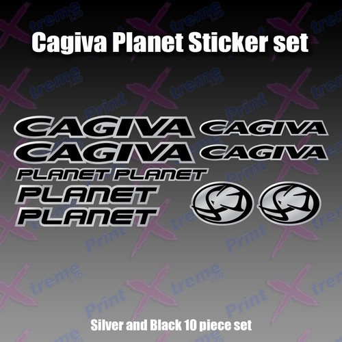 Cagiva planet decal - planet, sticker