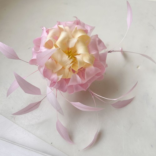 Dual colour feather flower - dual,