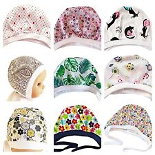 BABY GIRL BONNETS WITH TIES