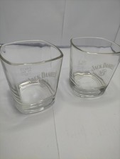 Jack Daniel’s Old No.7 Whiskey Glasses – Set of 2 – Classic Branded Tumblers