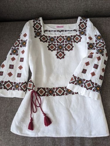 Women embroidered blouse white - women,