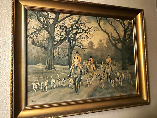 Harvey framed signed fox - r.,