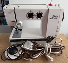 Vintage Elna Elnita Air Electronic Swiss-made Sewing Machine Working Switzerland