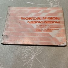 Honda Vision NB50M NE50M  Owner's Manual 1985