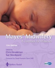 Mayes' Midwifery, Macdonald, Susan