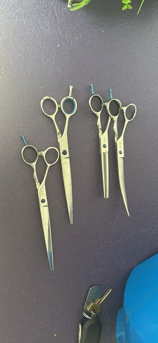 Dog grooming scissors left - grooming,