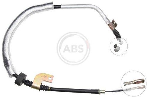 Rear right handbrake cable - rear,