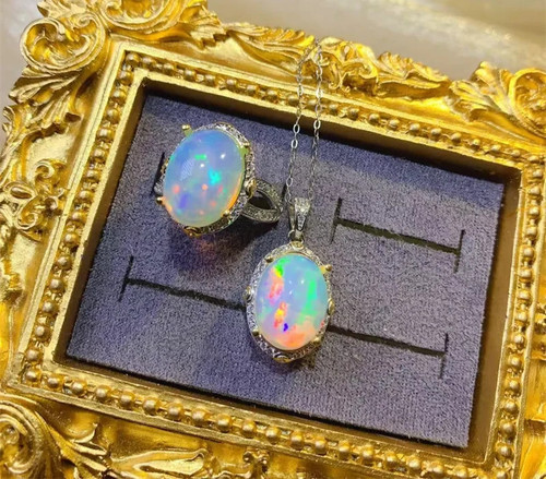 Carat fire opal jewelry - 20,