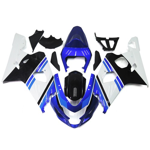 Blue white fairing kit - blue,