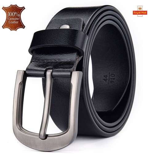 Mens genuine leather belt - mens,
