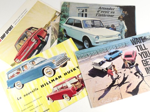Sunbeam hillman brochures - -,
