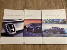 Honda Range Uk Sales Brochure & Price List 2003 MINT Type R S2000 NSX