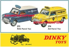 Dinky mini van 273 - van, 274