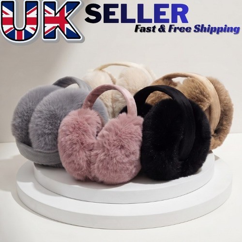 Fluffy ear muffs women men - fluffy,
